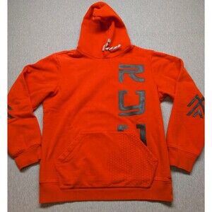 RYU Respect Your Universe Peaks Valleys Red Black Pullover Hoodie MMA  Mens XL